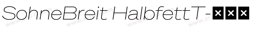 SohneBreit HalbfettT字体转换 SohneBreit HalbfettT字体转换